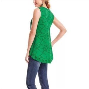 Cabi 2 Piece Cotton Eyelet Blouse - Small